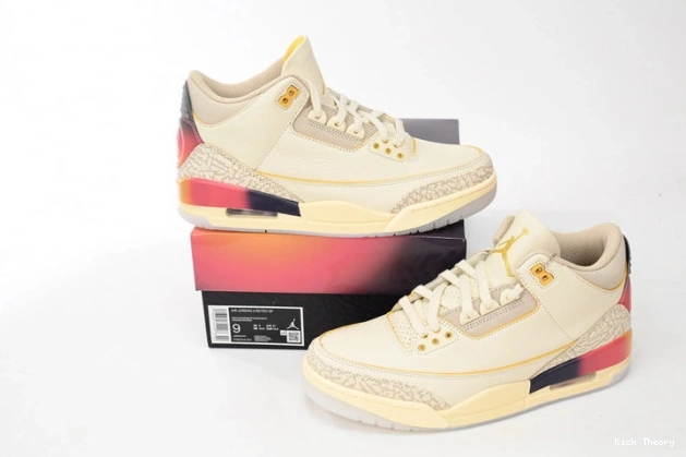 Kick Theory Air x Medellin Sunset FN0344-901 Jordan 3 Balvin J 0629